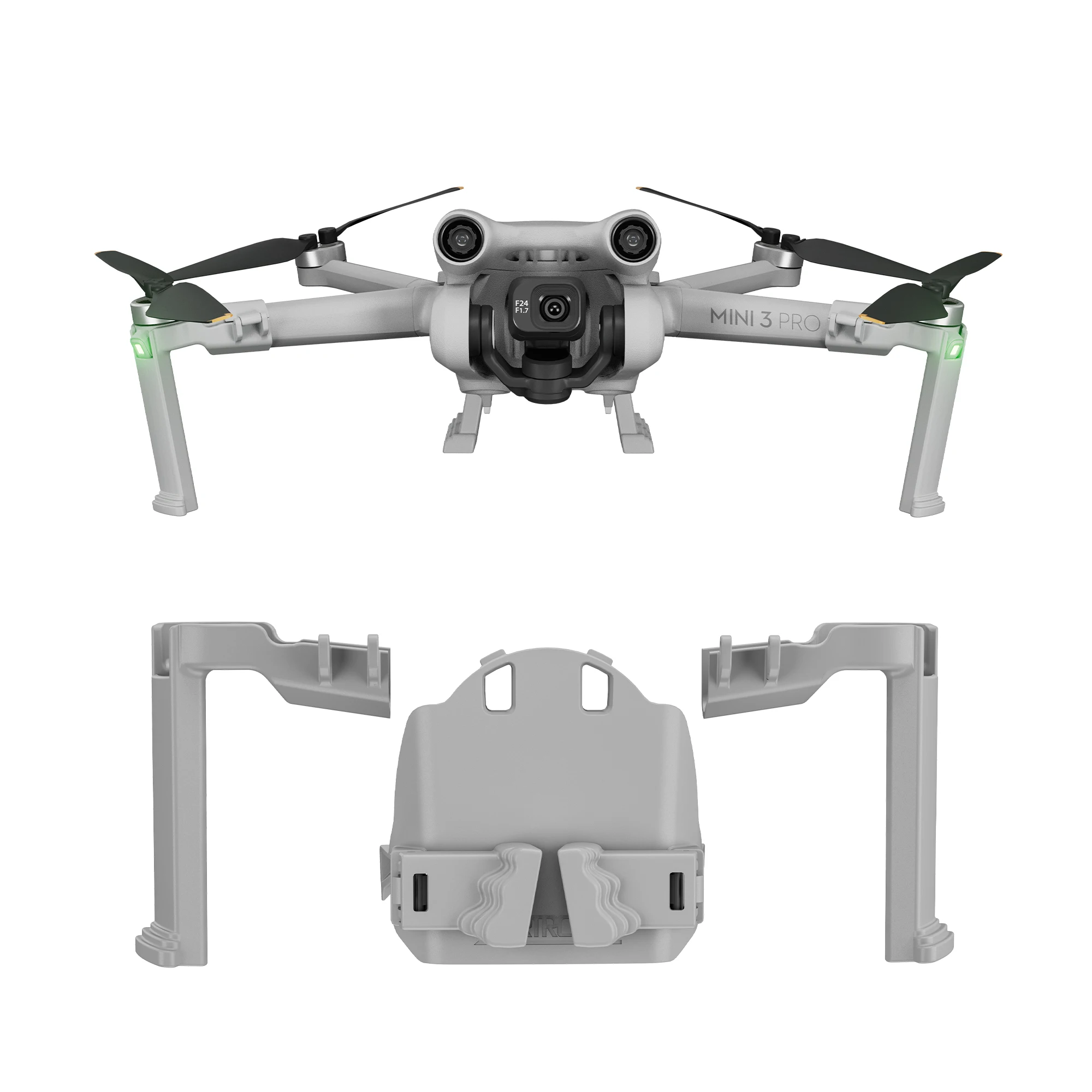 Extended Landing Gear For DJI Mini 3 Pro Drone Accessories Splitting Tripod Training Kit For DJI Mini 3