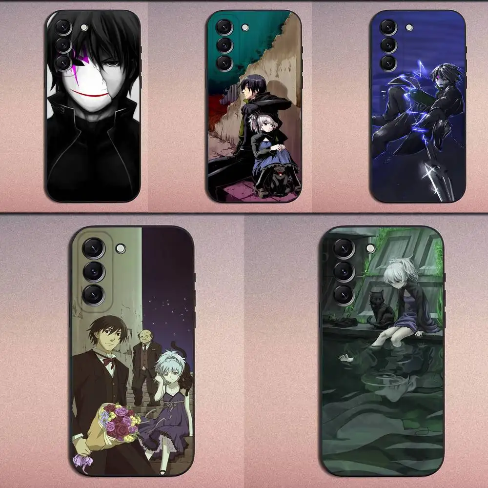 

Anime Darker Than Black Phone Case For Samsung Galaxy A20,A21s,A22,A31,A32,A52,A53,A72,73,A80 Soft Black Cover