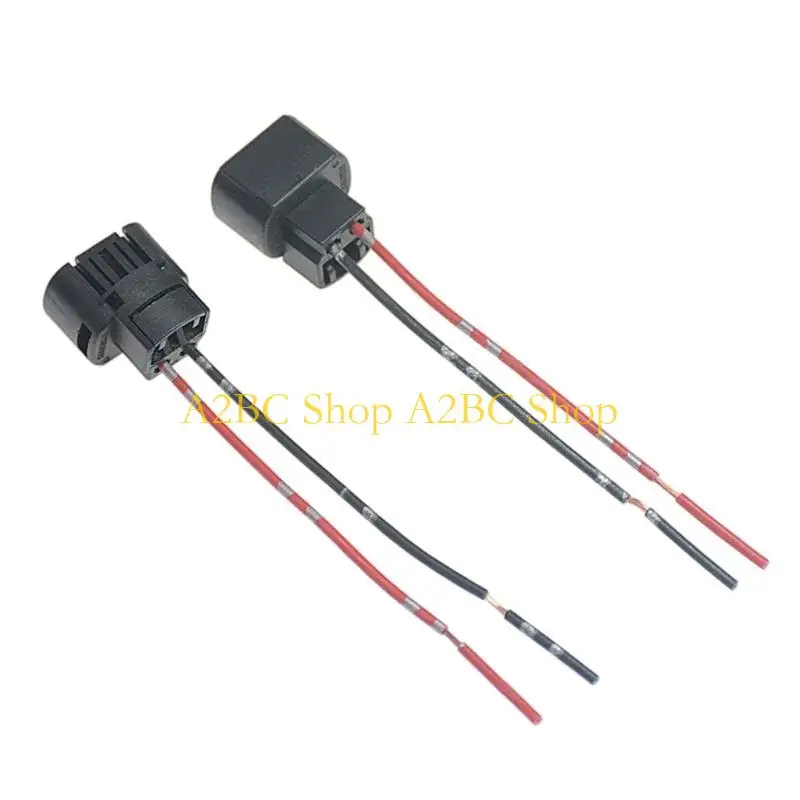 A2BC Professional H16 Fog Light Connector PVC Construction Fog Light Adapters Secure Fit For Various Vehicle Models