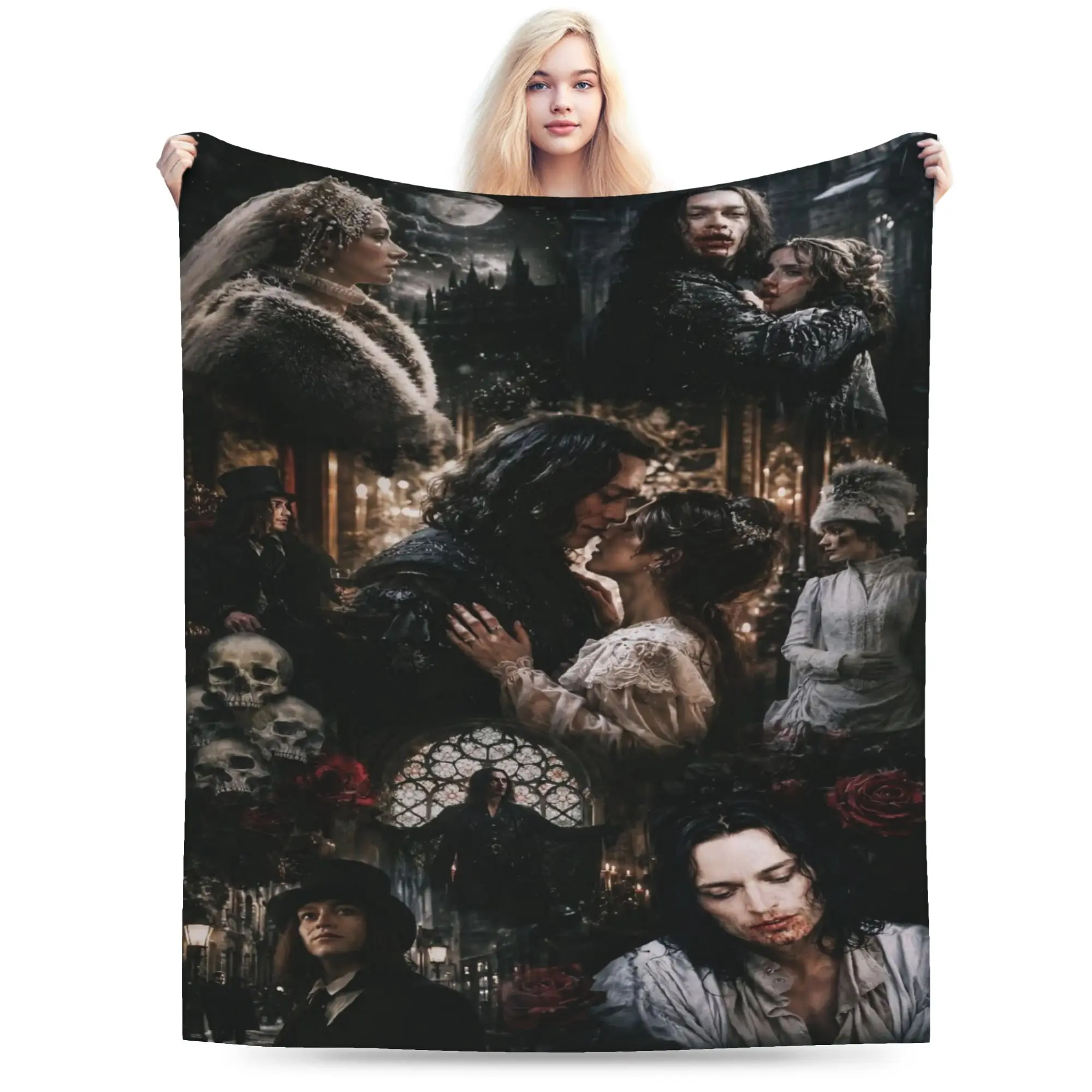 Dracula A Love Tale Blanket Super Soft Fleece Comfortable Present  Throw Blankets Plush Thin Quilt
