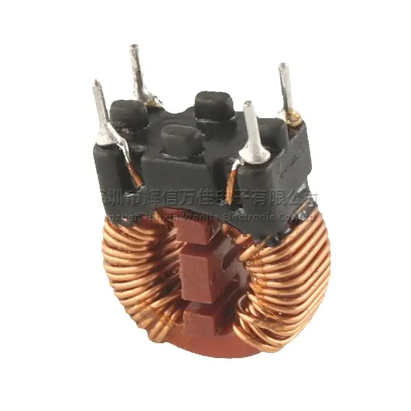 10 SZT. WE 744821201 wtykowy 1MH 2A zasilacz impulsowy cewka indukcyjna wspólnego trybu filtr cewka dławikowa wspólnego trybu pierścień magnetyczny