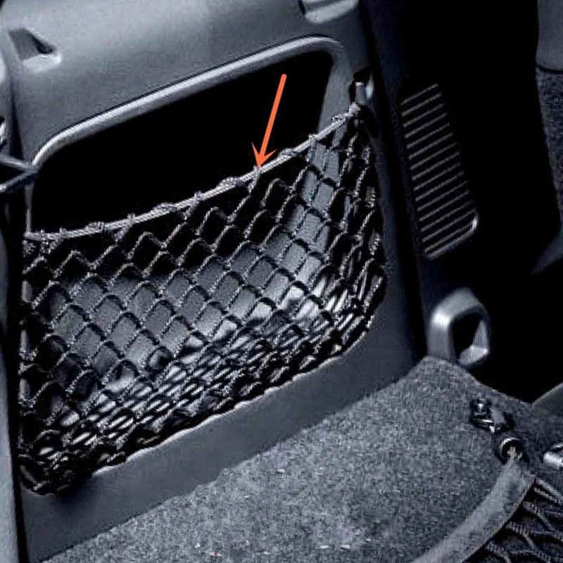 Anti-corrosion Net Bag Pocket Black Accessories String For Benz Smart Fortwo 451 2009-2014 Universal High Quality Replaces Tool