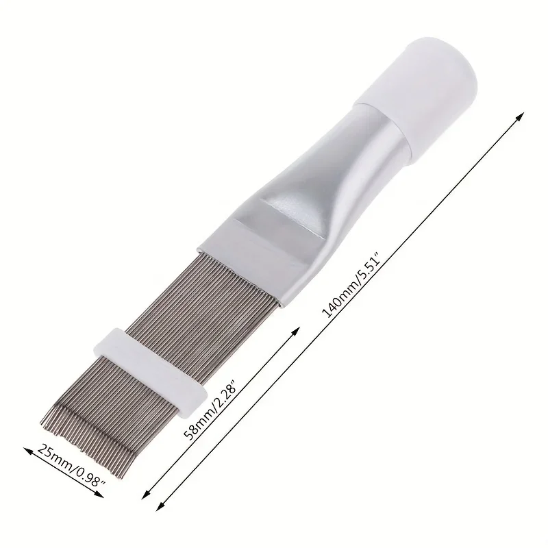 Fin Comb Air Conditioner Fin Comb Stainless Steel Fin Brush Condenser Cleaning Brush Radiator Wholesale Universal Repair Tool