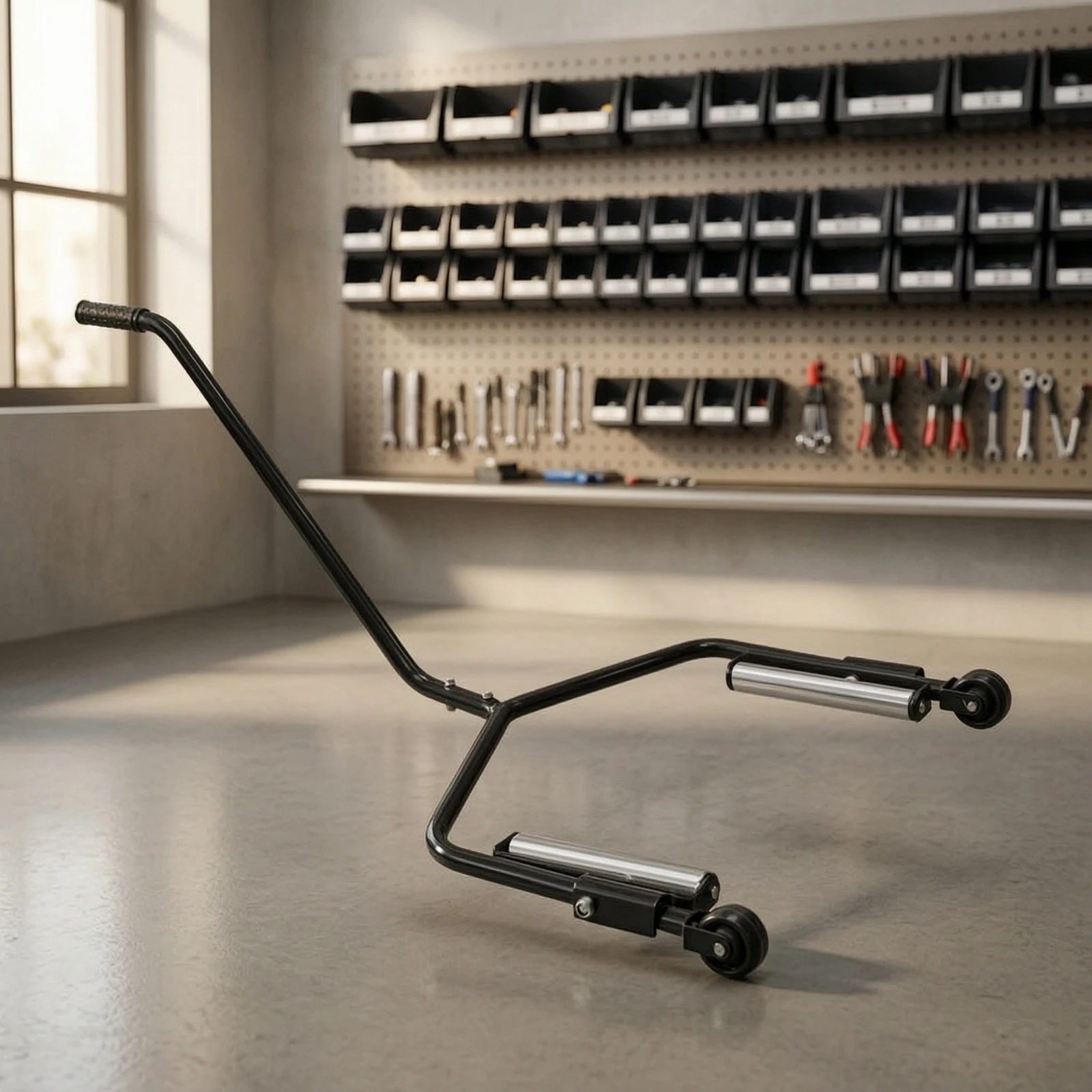 

Tire Handling Trolley Rolling Tire Trolley with Rollers Heavy Duty Non-Slip for Mechanics, Garages, Workshops