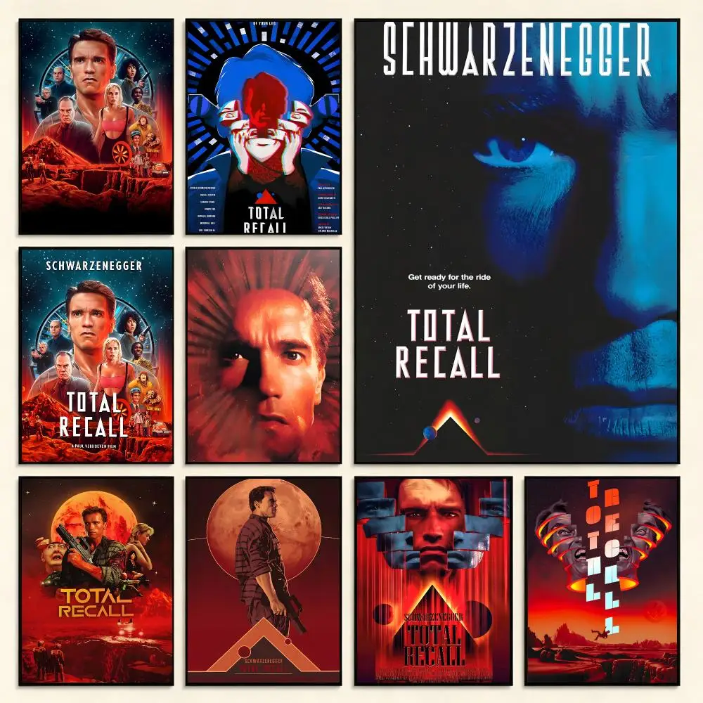 Sci-Fi Action Movie T-Total Recall Poster Series Print Unframed Aesthetic Wall Decor Gift Living Room Bedroom