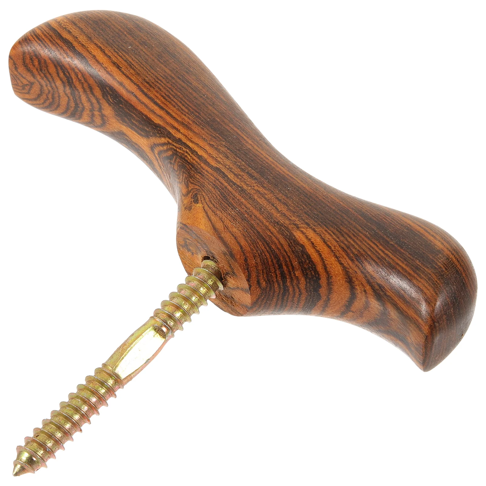 Handle Wooden Handshake Armrest Walking Stick for Outdoor Cane Trekking Poles Handmade Knob