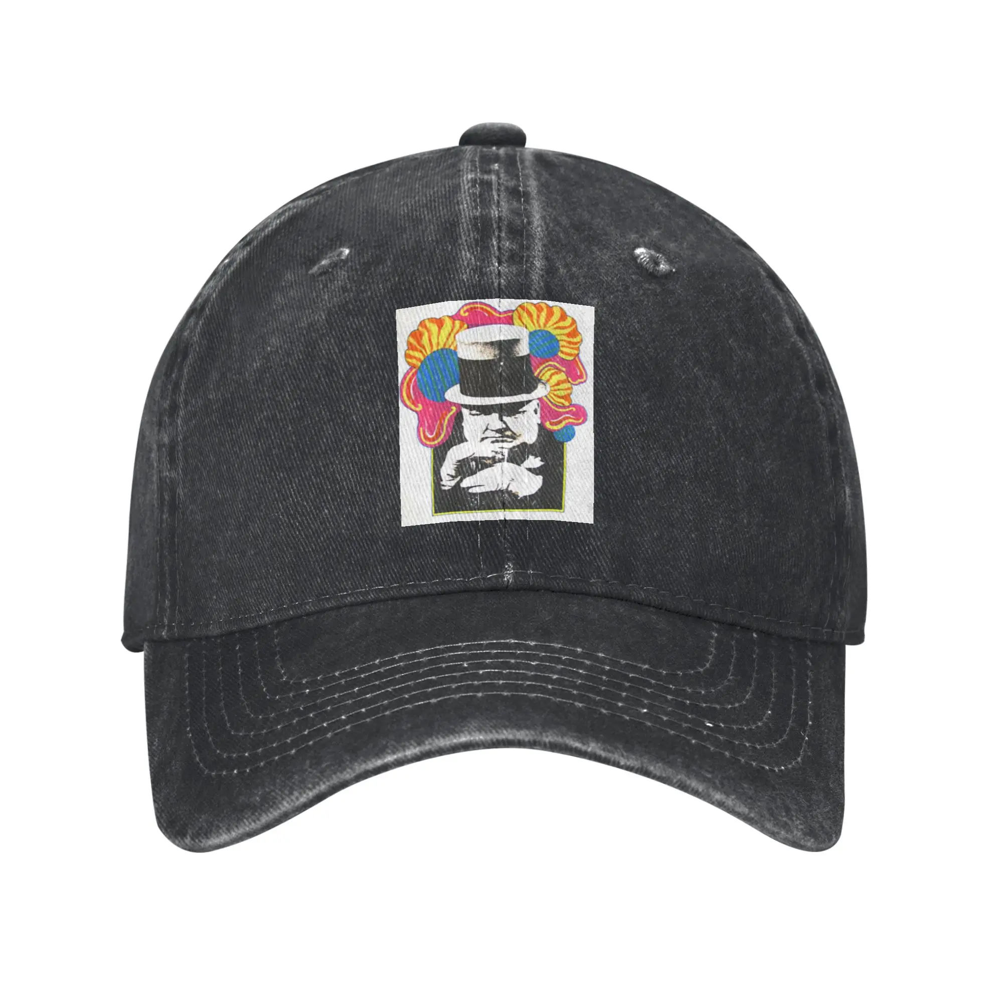 Psychedelic W  C  Fields Fashion Baseball Cap  Hiphop Caps For Women  Surfing Caps For Women