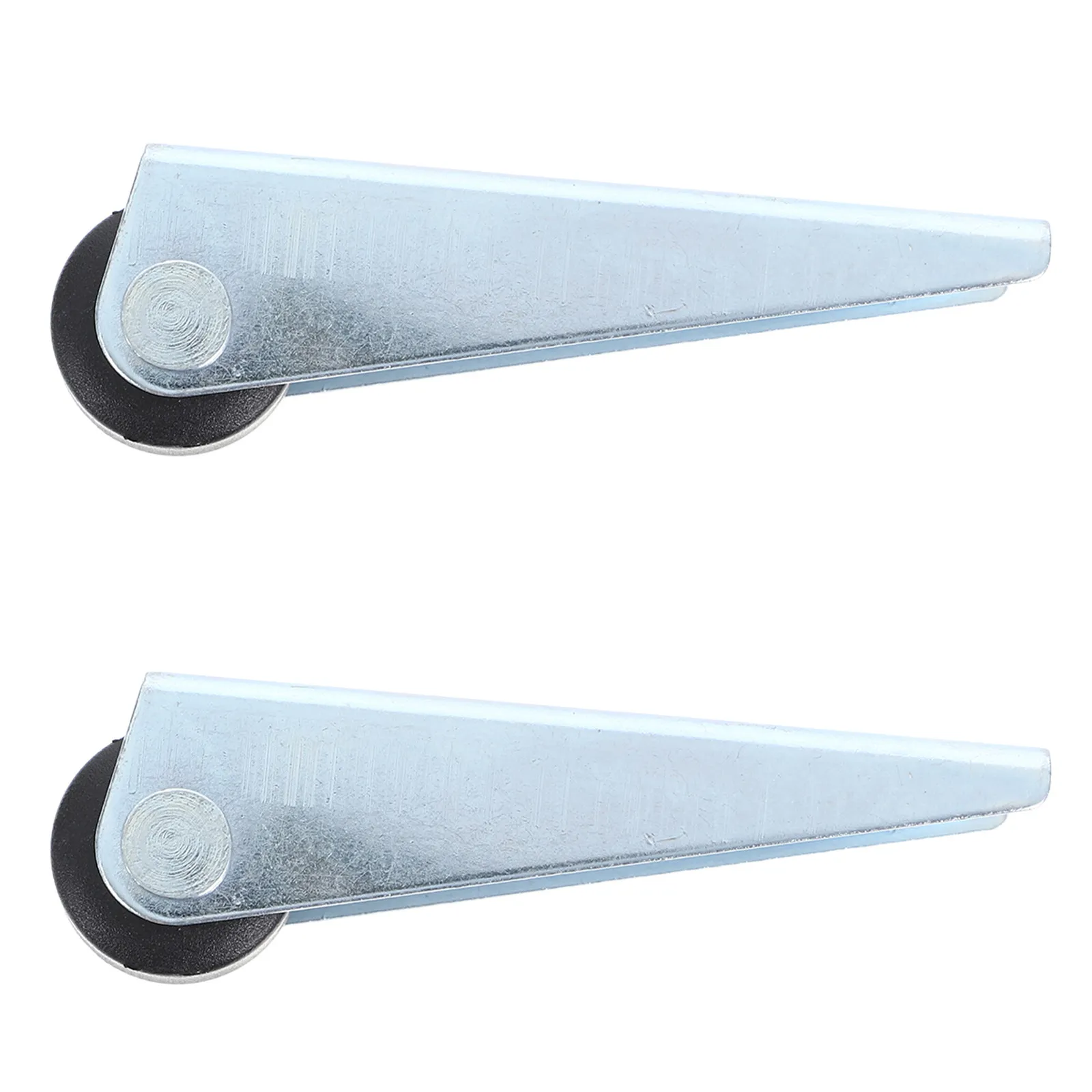 2Pcs Sliding Door Rollers Heavy Duty Iron PP Furniture Roller Wheels for Dining Tables Office Desks Wardrobes Closet Doors