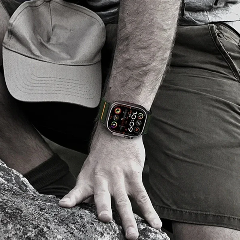 Cinturini per paracadute per Apple Watch ultra 2 Band 49mm 46mm 42mm 44mm 45mm 40mm 41mm pulsera IWatch Series 10 9 8 7 6 3 SE