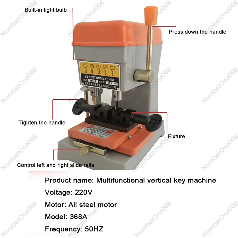 

Outside Milling Groove Machine 368A Key Machine De Replica Machine Manual Vertical Punching Inside