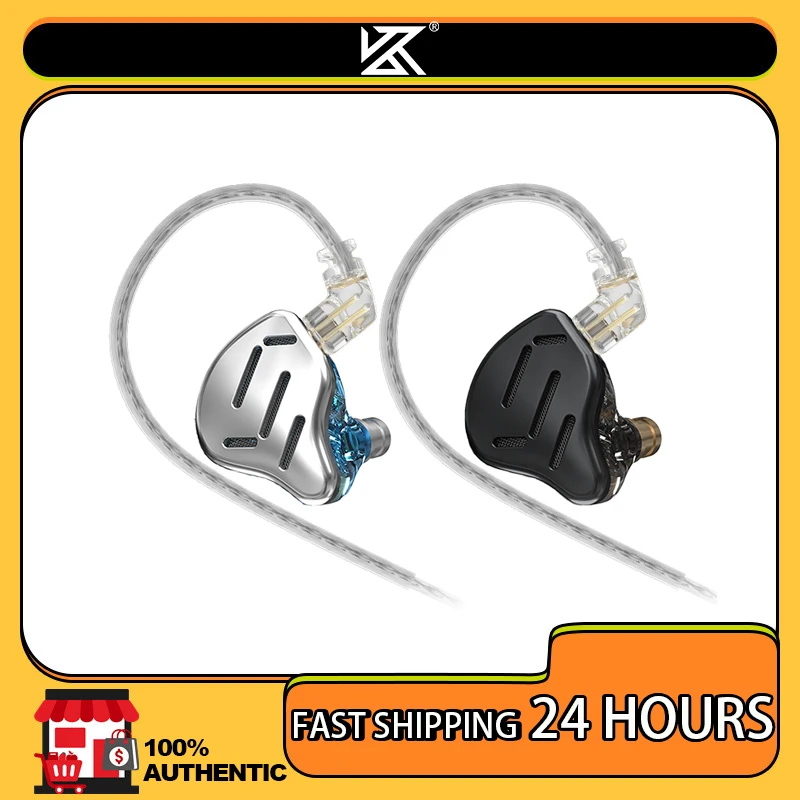 Kz zax 16-piece high fidelity headset low on monitor hybrid technology noise-canceling headphones 7ba + 1dd sport