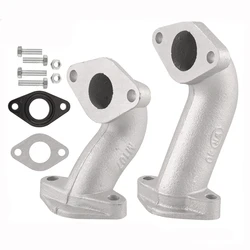 40# 43# Intake Manifold Carb Carburetor Adapter Inlet Intake Pipe Kits For PZ19 50CC 90cc 110CC 125CC Dirt Pit Bike