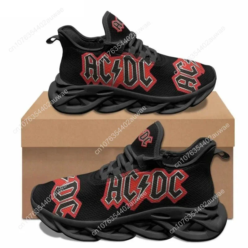 AC DC Rock Band Design Fashion Casual Flat Shoes Street Trend Sneakers Classic Outdoor High-quality Sports Shoes