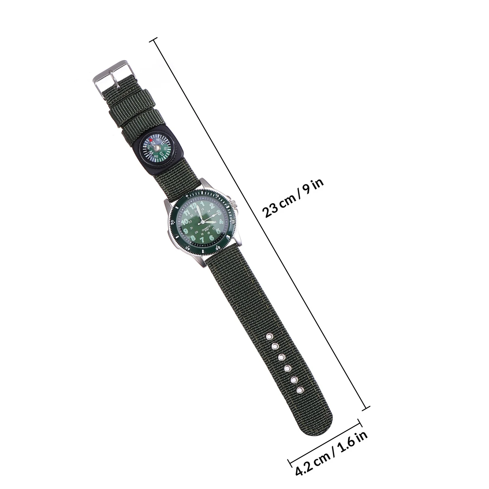 1Pcs Waterproof Luminous Watch Camouflage Style Durable Practical Quartz Visible