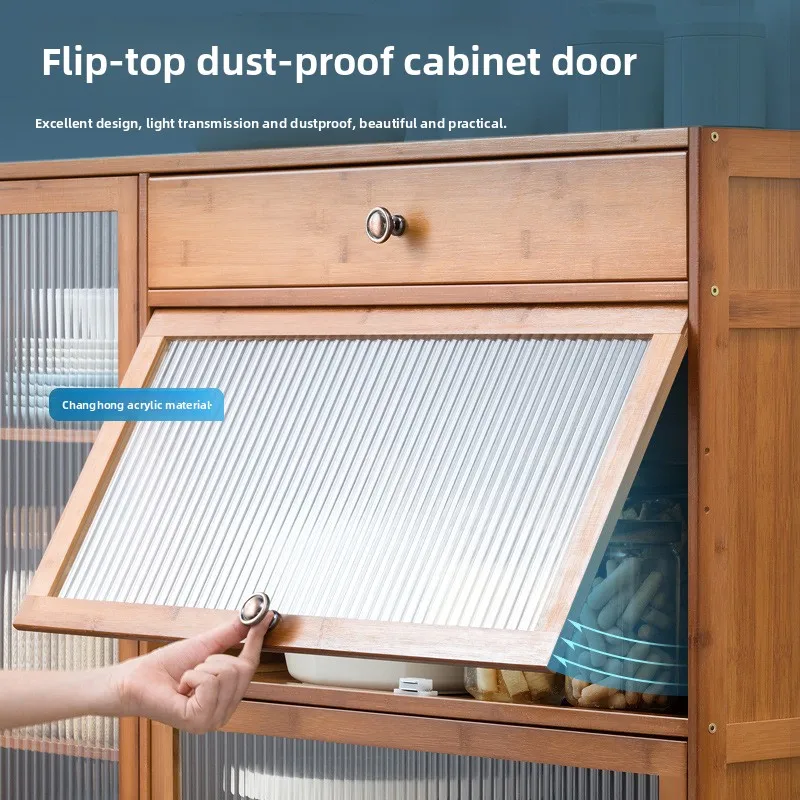 أرفف المطبخ خزائن تخزين متعددة الطبقات من الأرض إلى السقف مع الأبواب والخزائن والأطباق والأواني والمقالي والأجهزة الكهربائية