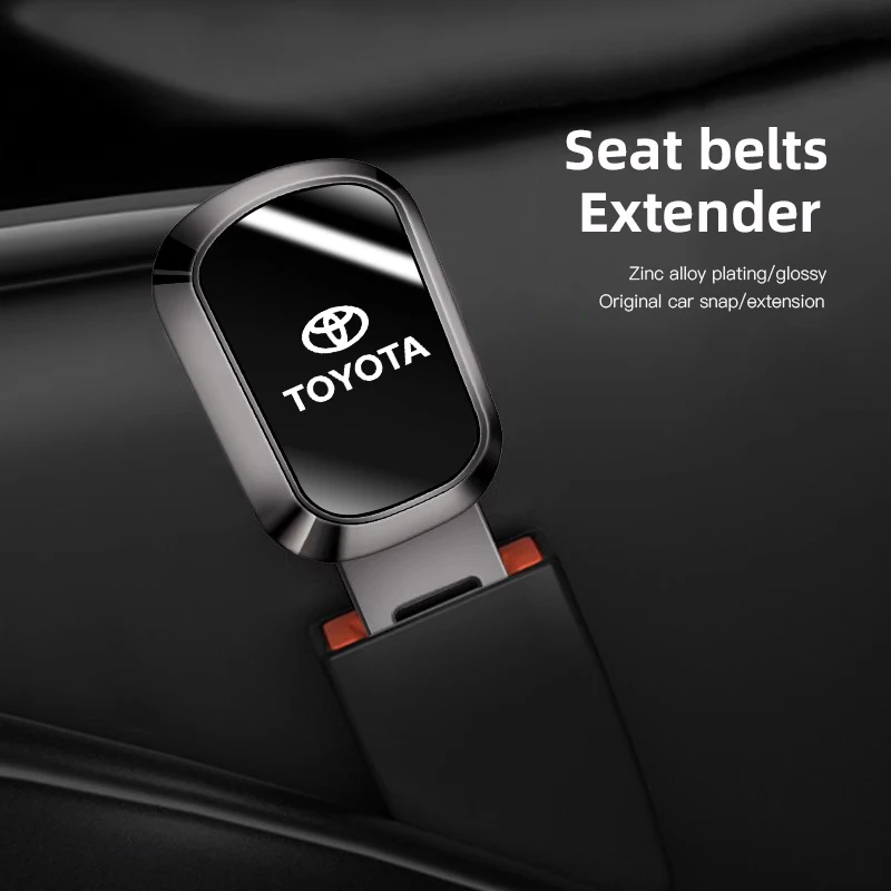 نمط جديد مقعد السيارة حزام تمديد مشبك حزام الأمان كليب قابل للتعديل موسع لتويوتا غازو سباق هايلاندر كورولا AurisRav4 #6