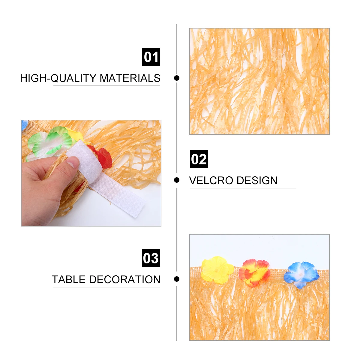 

Plastic Table Decorations Set for Hawaii Party Pineapple Luau Supplies Banquet Ornament Dining Table Decor Home Cafe Restaurant