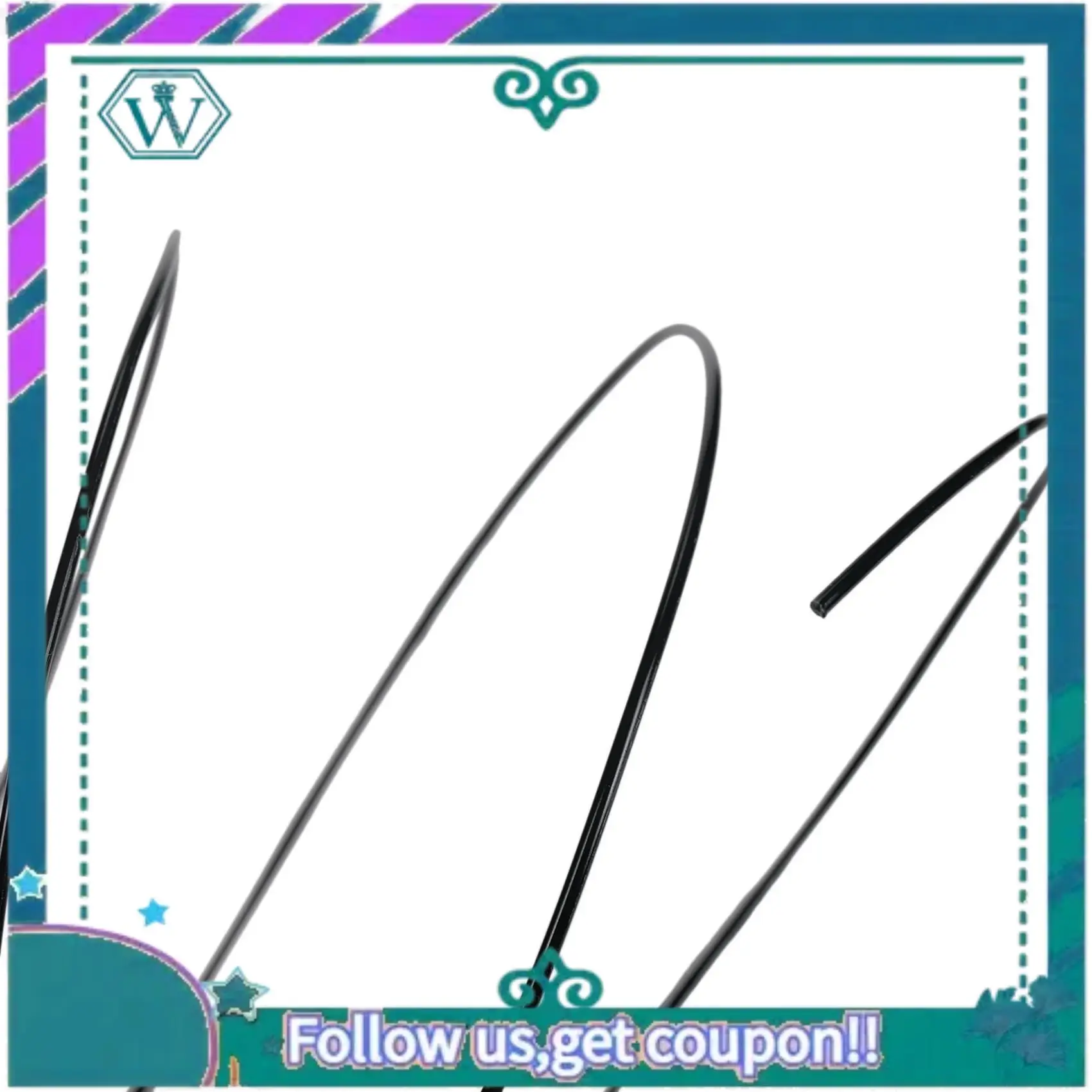 

A75Q-3X 3D Printer Pen Filament 1.75Mm PLA 10M(Black PLA)