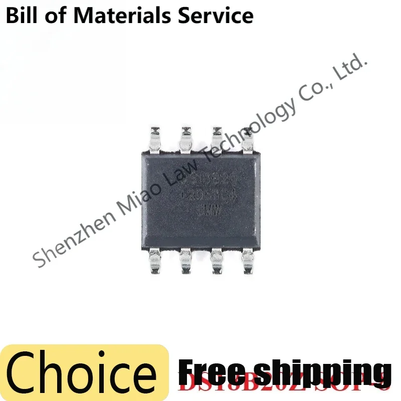 2pcs DS18B20Z SOP-8 DS18B20 18B20 SOP8 Single Bus Digital Temperature Sensor Chip IC New Original