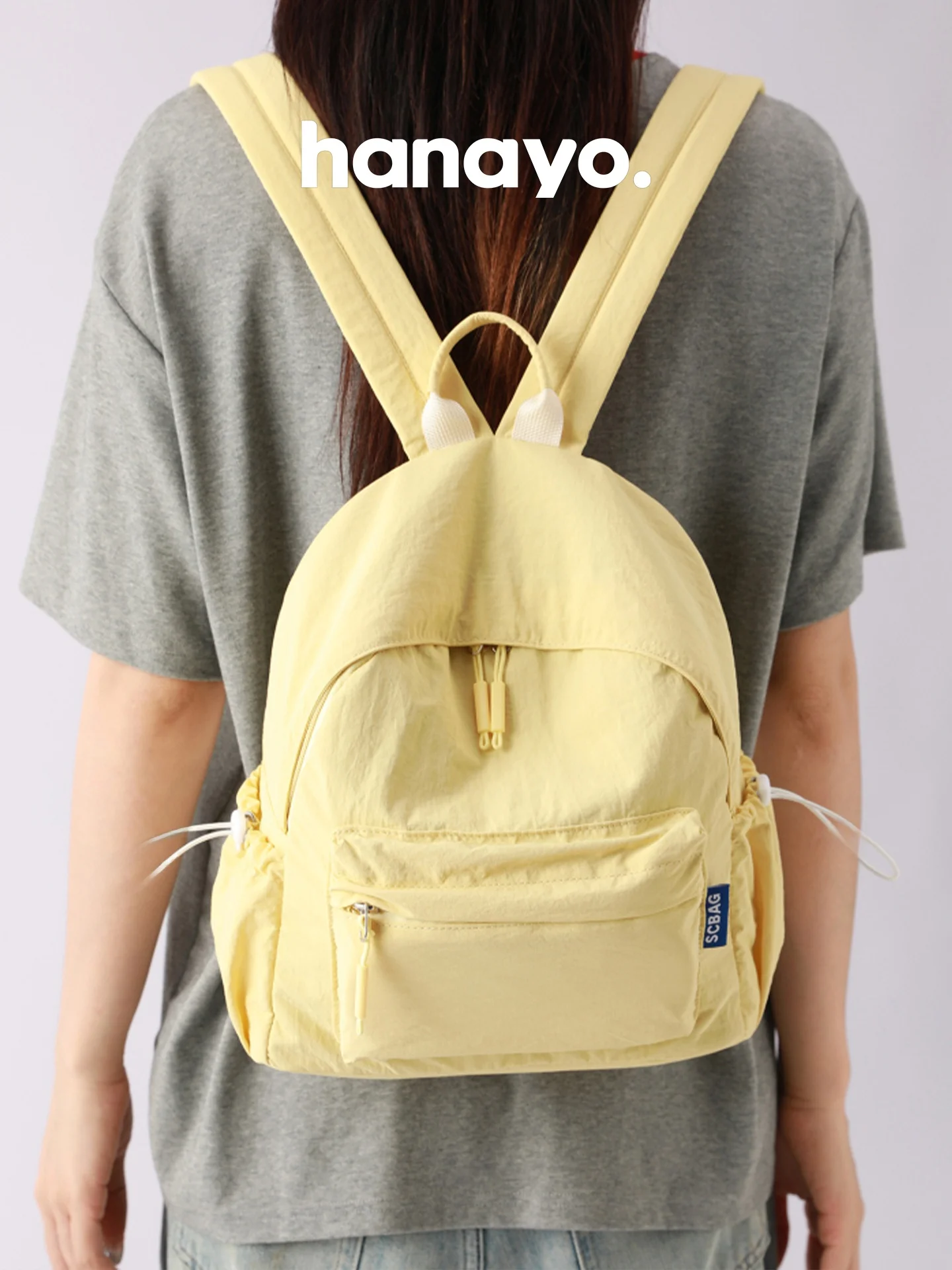 hanayo2026-nouveau-sac-a-dos-de-voyage-decontracte-polyvalent-pour-lyceens-et-Etudiants-sac-a-livres-tendance-en-polyester-avec-fermeture-Eclair