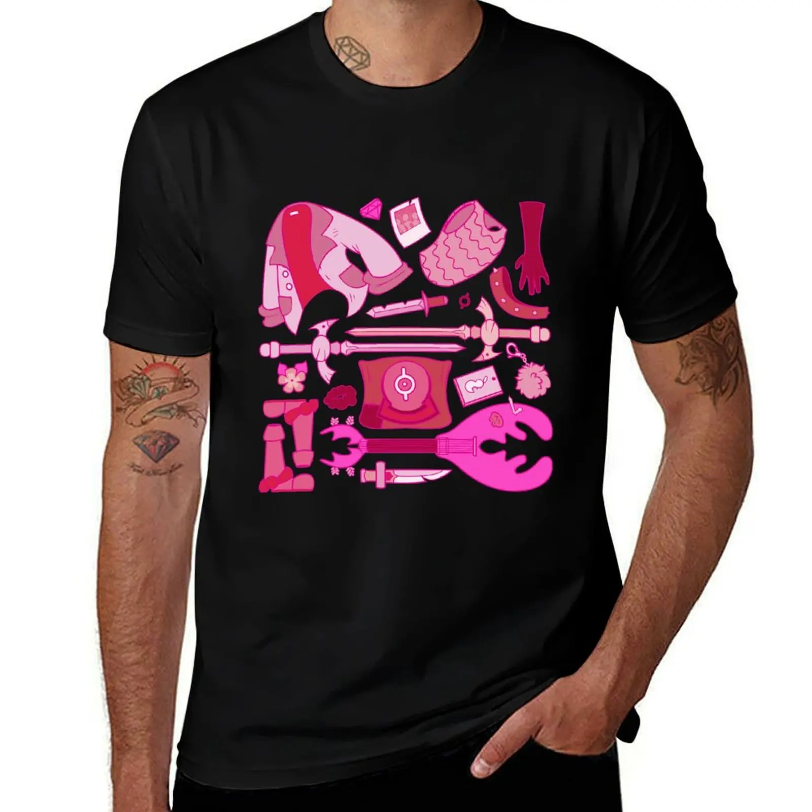 Sasha Waybright - Calamity (pink) T-Shirt t shirt men 100% cotton luxury brand T-Shirt