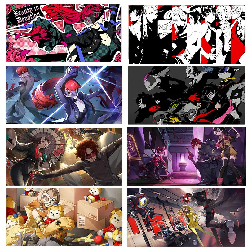 Игра Persona Partner Приключение Холст Картина Троица Душа Современные японские постеры Гостиная Домашний декор Художественные настенные панно