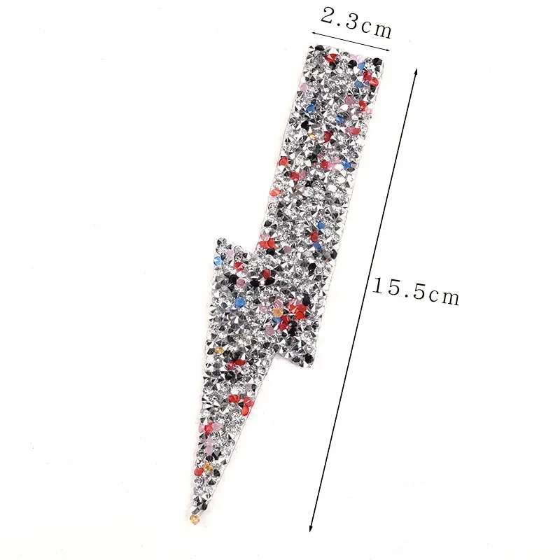 Rhinestone Lip Lightning Star Sequin Bead Patch Accessory Iron on Clothing Applications for Clothes Jeans Jacket Appliques Badge