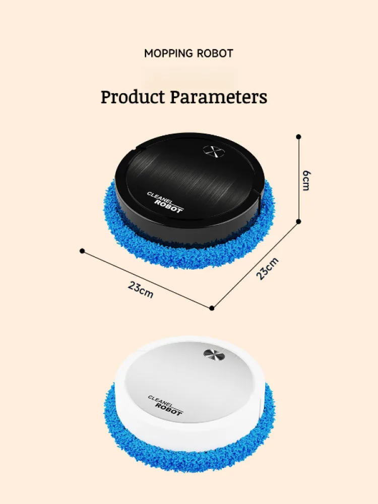 Intelligent automatic wet and dry intelligent mopping robot Rechargeable automatic mopping robot