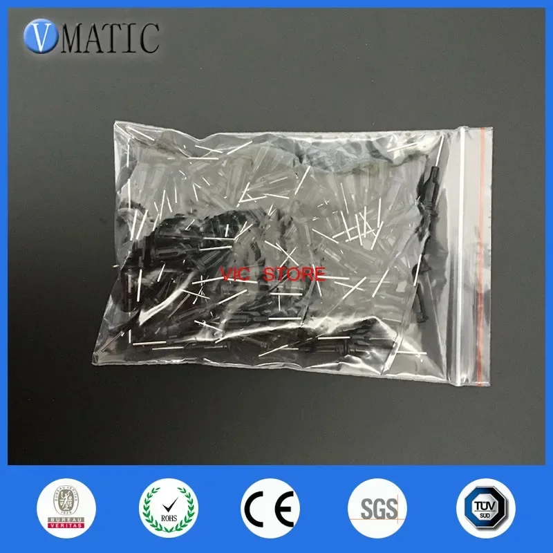 

Бесплатная доставка, высокое качество, 19 г, иглы для дозатора клея, черный цвет, дозирующие иглы для шприца, наконечники 1/2 дюйма