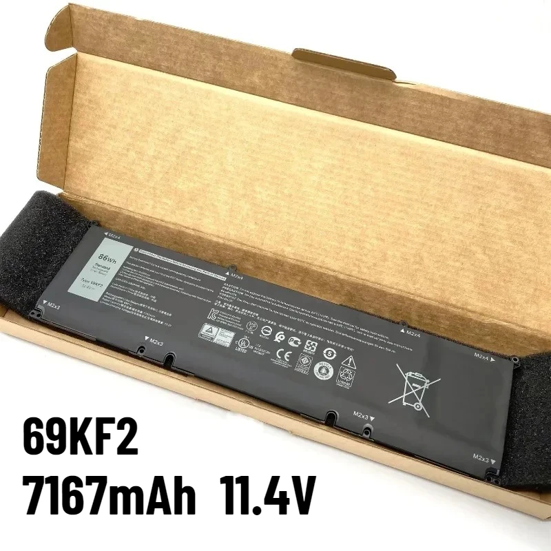 

Аккумулятор для ноутбука DELL XPS 15 9500 9510 9520 9530 Precision 5550 5560 G15 5510 5511 5520 5515 G7 15 7500 P91F P87F 69KF2