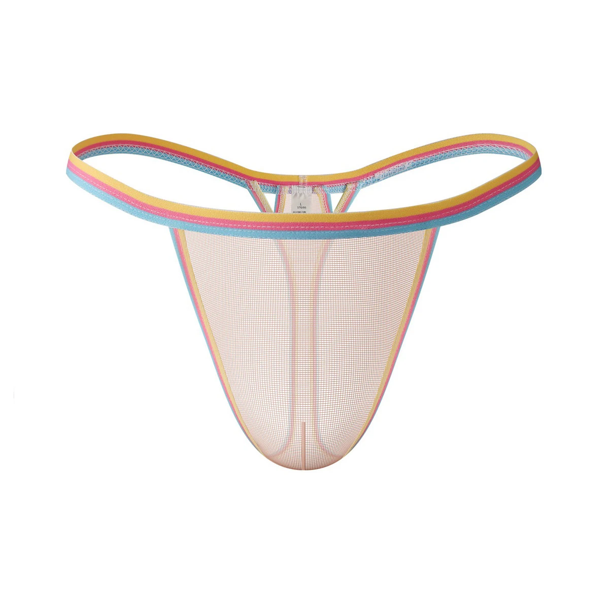 

Men's Underwear Ultra-Thin Mesh Sheer Thong Sexy Comfortable U-Cut T-Back