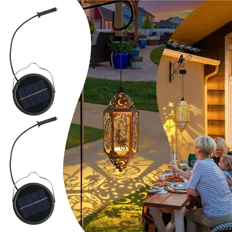 CYCLI-10Pack 600Mah Solar Lights Replacement Top For Outdoor Lantern Lights Waterproof For Garden, Yard,DIY Birthday Gifts