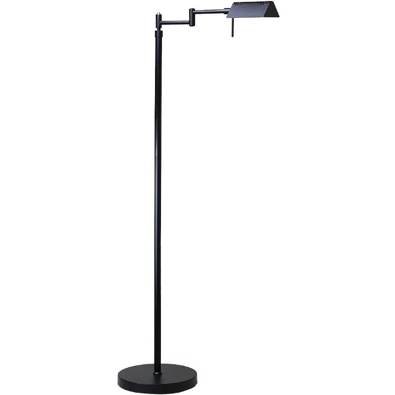 Dimmbare LED-Apotheken-Stehlampe, 12 W LED, Vollbereichs-Dimmung, 360-Grad-Schwenkarme, höhenverstellbar, Stehlampe