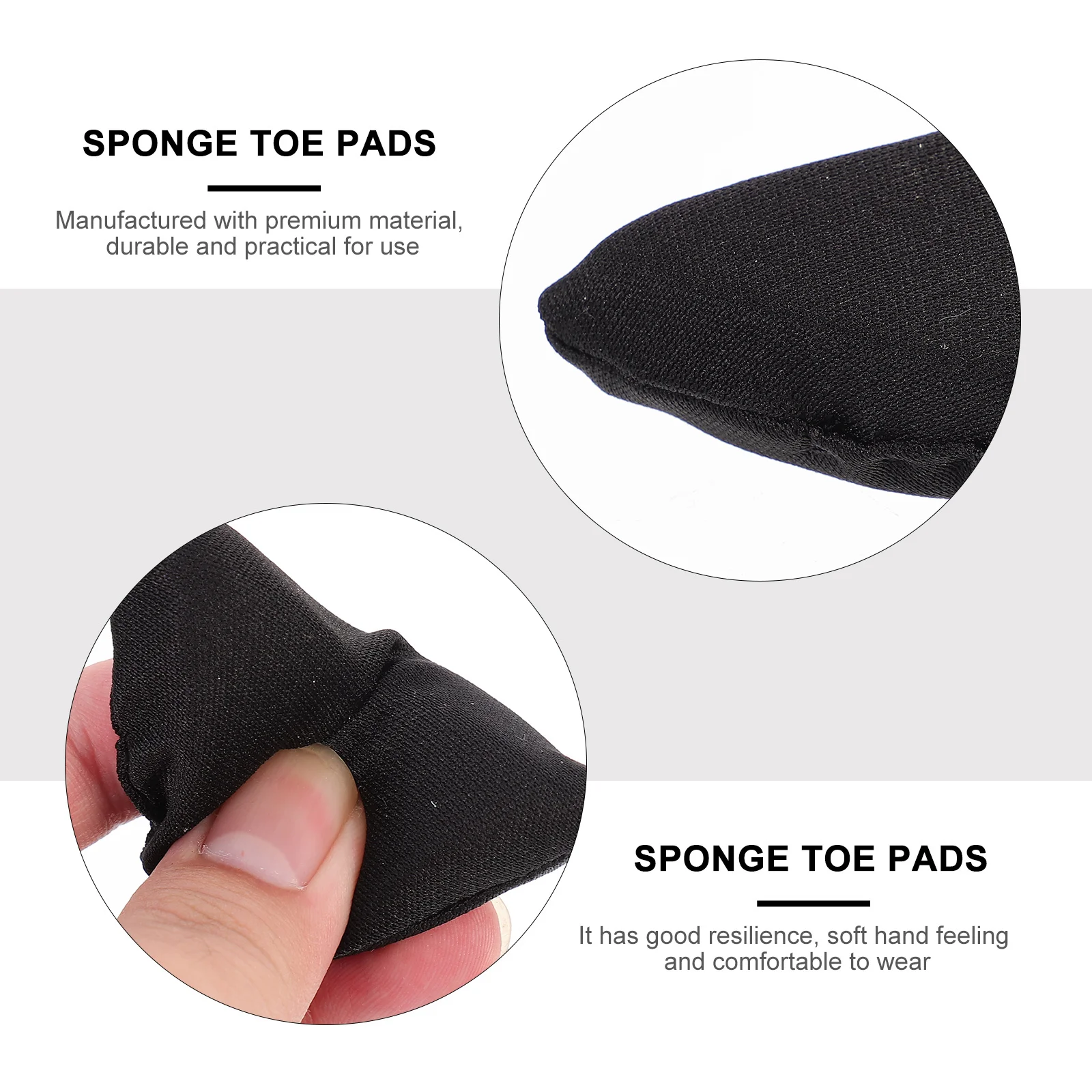 

20pcs Sponge Filler Inserts Adjustable Shoe Size Fixer Forefoot Pads For Comfortable Fit Foot Sponge Toe Plugs Care Tools