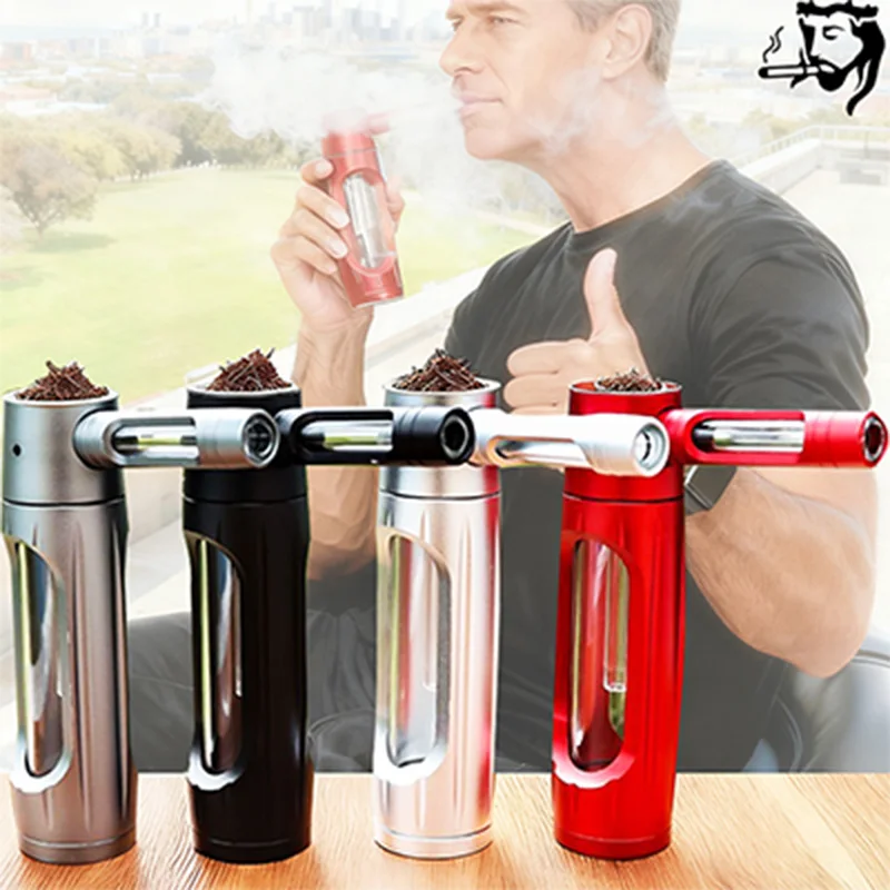 Portable Mini Hookah Shisha Aluminum Alloy Glass Water Pipe Pocket Narguile Chicha Sheesha Travel Hand Smoking Pipe Gift Box