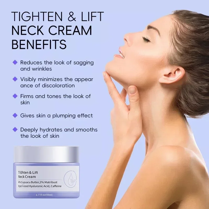 Neck Lift Cream Nourishes Neck Cream Lighten Fine Lines Brighten Smoothing Care Lotion Moisturizer Body Care