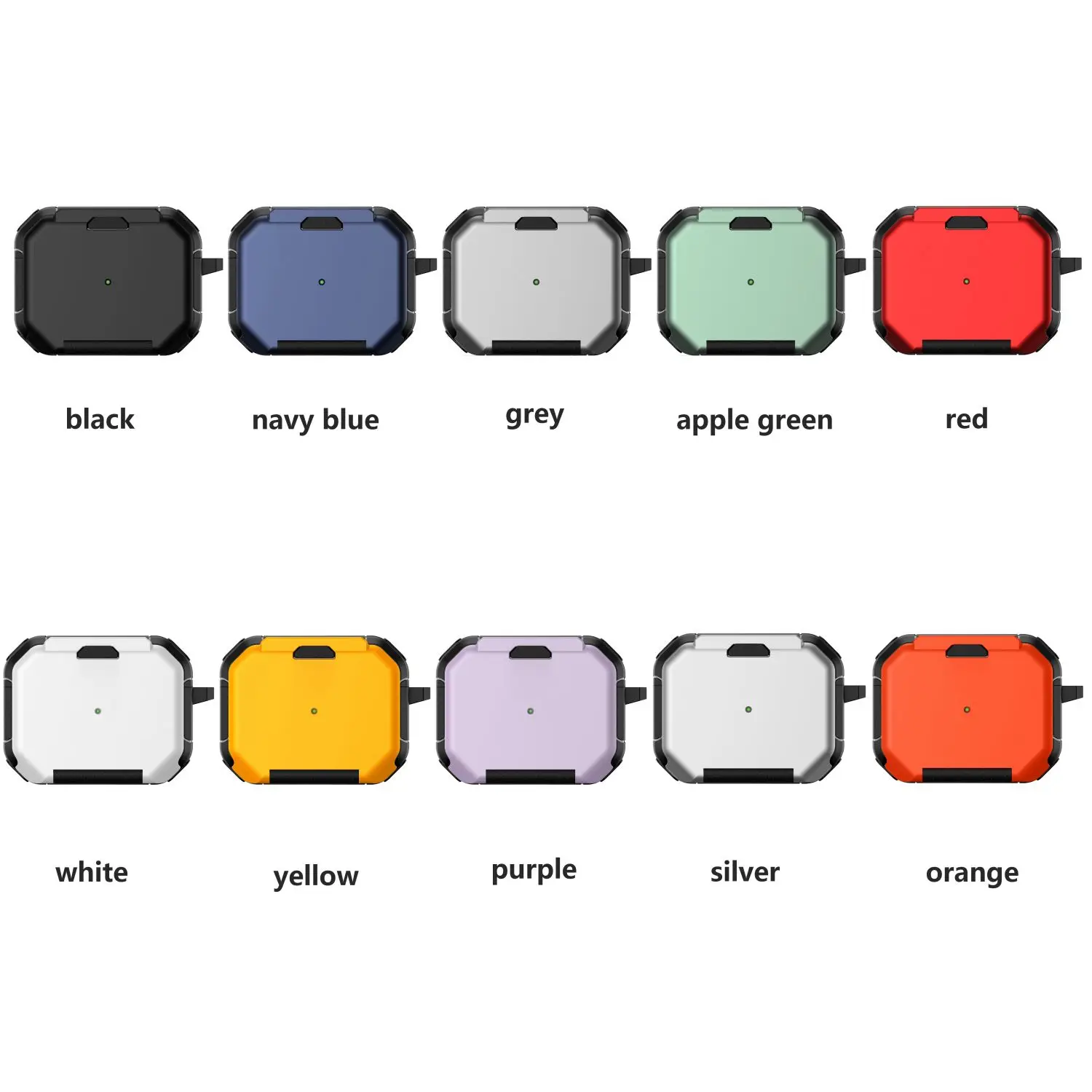 غطاء فاخر لأجهزة AirPods Pro 2 2022 2023 حافظة سماعة الاذن لأجهزة AirPods 3 2 1 Pro حافظات واقية لأجهزة AirPods Pro2 مع حامل هاتف