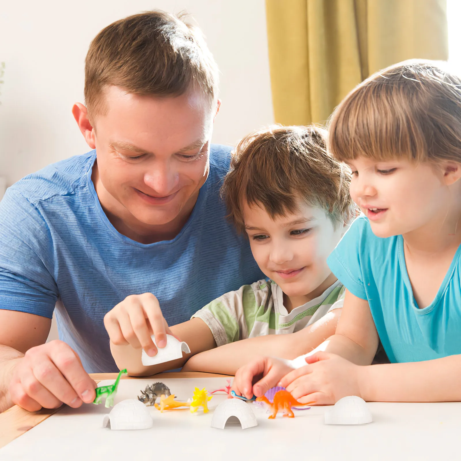 

6Pcs Igloo Ornament Solid Design Creative Kids Polar Decoration Home Garden Countertop Polar Scene Landscape Christmas Party