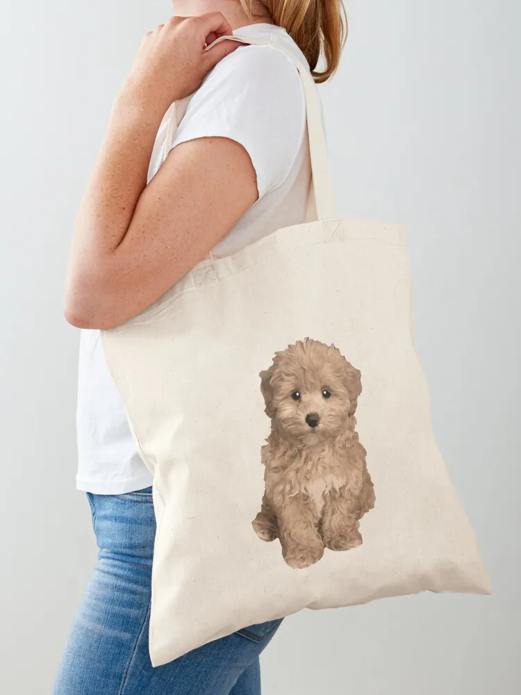 Cute Adorable Maltipoo Tote Bag shopper bags tote bag female bag shopper woman