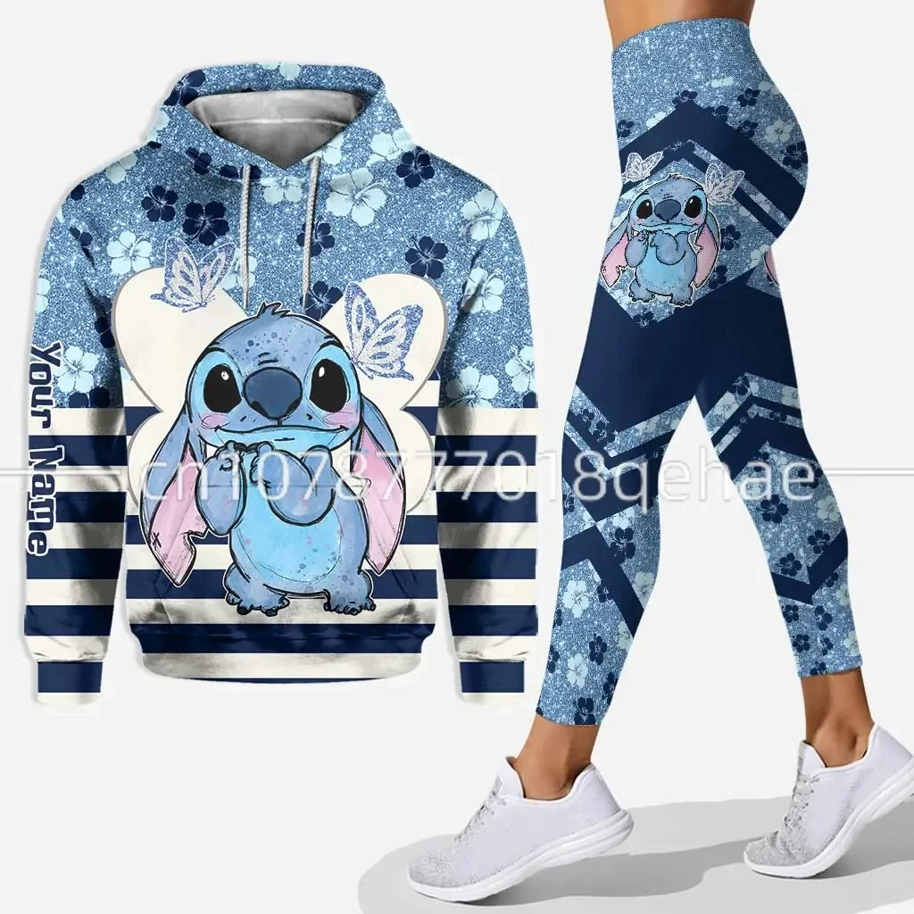 2024 3D printed new women\'s clothing Moletom street fashion yoga pants sports Disney underwear fashion Y2K hooded sweatshirt