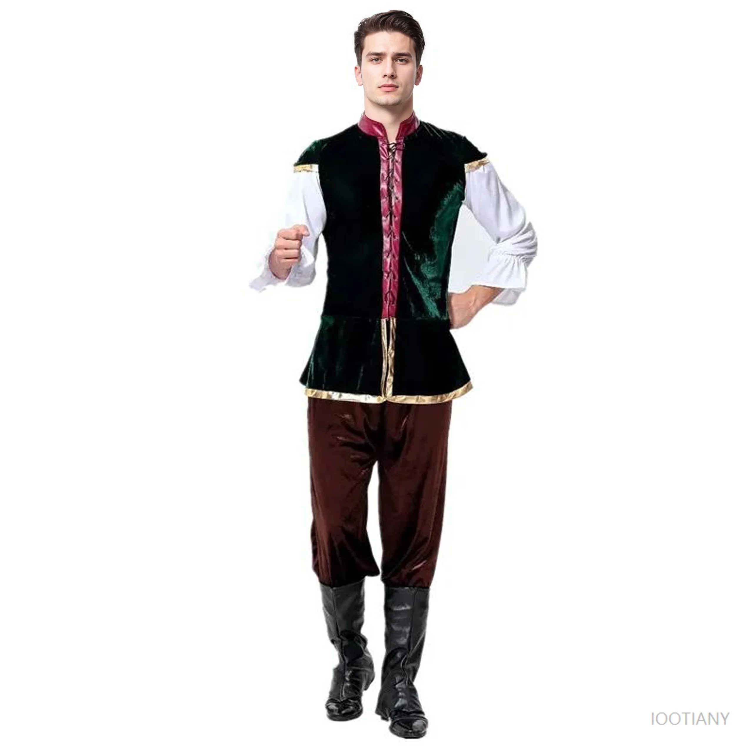 

Halloween Adult Men's German Oktoberfest Traditional Costume Bavaria Festival Club Bar Male Role Playing Fancy Dress Clothes