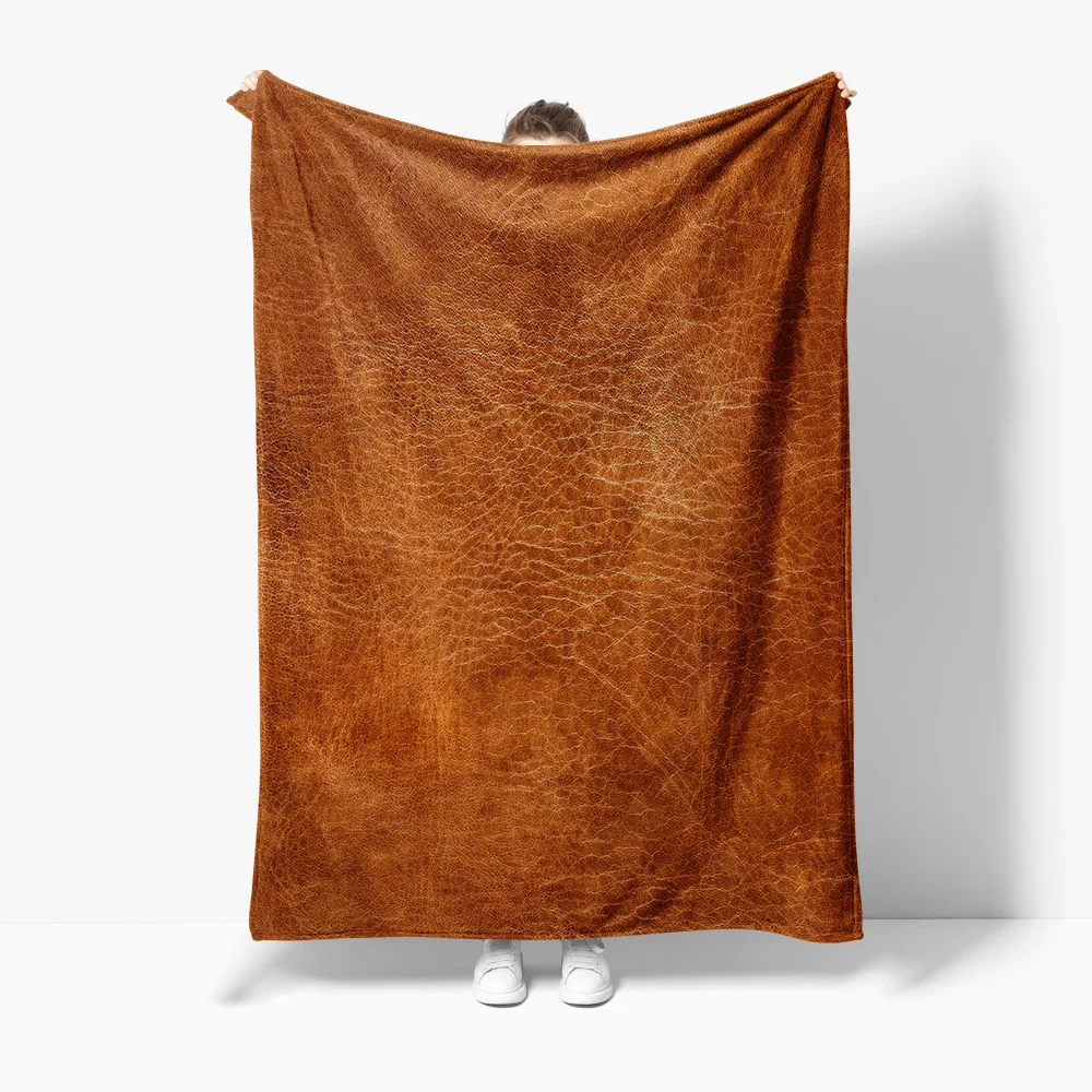 

Коричневое текстурированное одеяло для дивана, плюшевое одеяло для гостиной, кровати, спальни, декор, мягкое флисовое одеяло