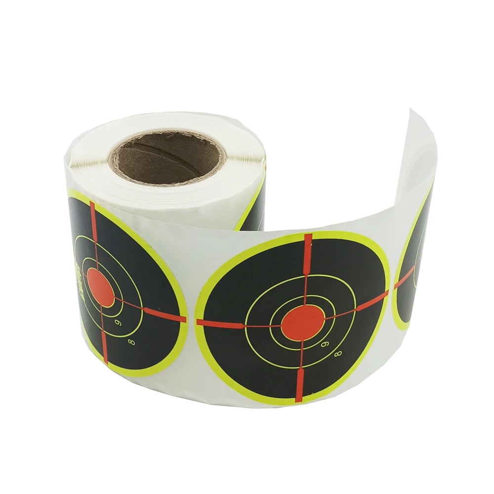 Pegatinas autoadhesivas para tiro con objetivo de salpicaduras, vista de Bulleyes de 3 pulgadas x 200 Uds.