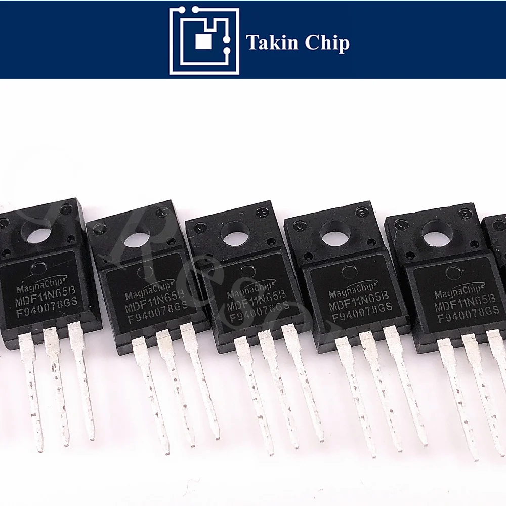 (10pcs) MDF11N65B 11A/650V MOSFET TO-220F MDF11N65BTH