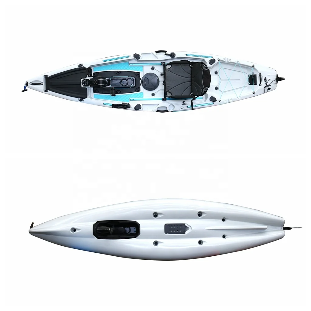 

Vicking12 FT Single Seat Fishing Pedal Kayak with Electric Motor Lldpe Hull Sit-on-Top Touring Kayak PE Material for Sale