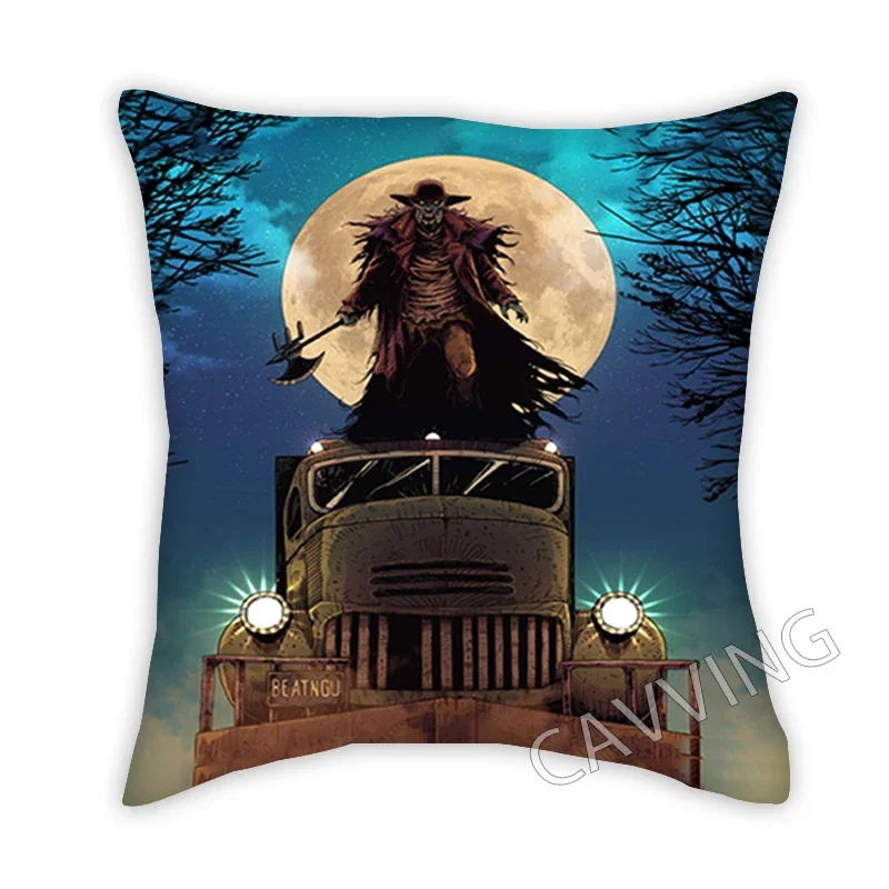 

Jeepers Creepers 3D Printed Polyester Decorative Pillowcases Throw Pillow Cover Square Zipper Pillow Cases Fans Gifts