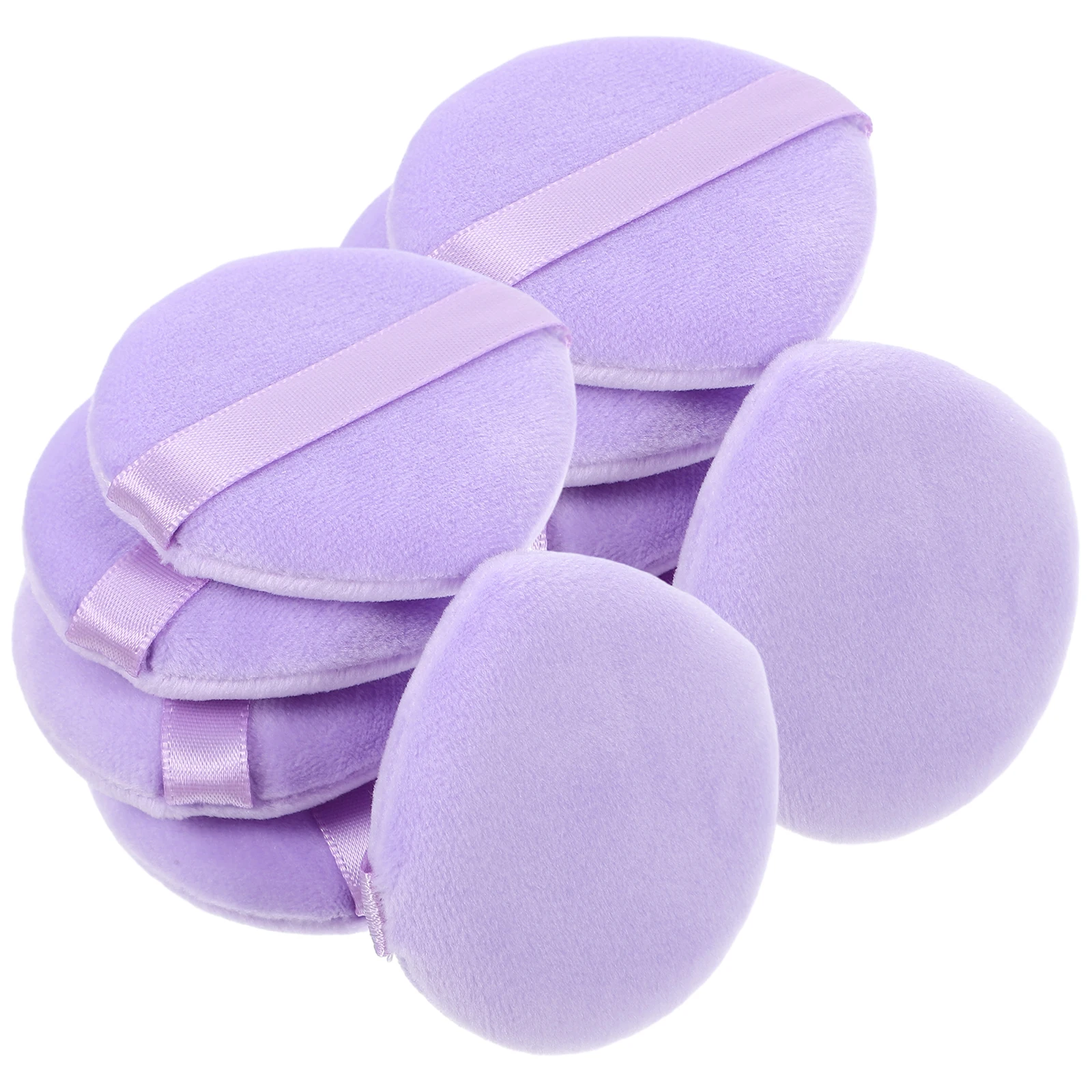10 Uds. De esponja pequeña para polvo, maquillaje portátil para mujer, esponja para dedos para base en polvo suelto, maquillaje corrector