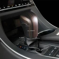 Carbon Fiber Car Gear Lever Shift Knob Cover ABS Decoration Trim For Toyota Avalon 2019 2020 2021 2022 Car Accessories
