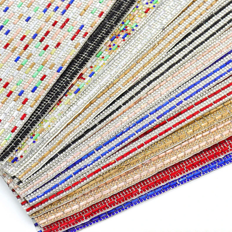 5PCS Strass Blatt Selbstklebende Glitter Kristall Diamant Aufkleber Auto Tasche Geschenk Hochzeit Party DIY Handwerk Dekoration Aufkleber – Detail 2