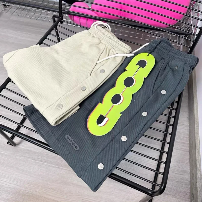 

Американские уличные шорты Goodbrand, высококачественные шорты с завязками по бокам, повседневные свободные мужские и женские повседневные укороченные брюки